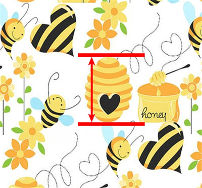 Bumble Bee Litchi Printed Faux Leather Sheet Litchi has a pebble like feel with bright colors