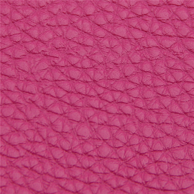 Solid Big Litchi Printed Faux Leather Sheet Litchi has a pebble like feel with bright colors