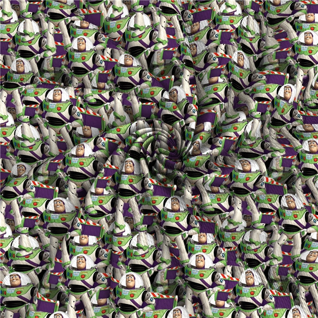 Buzz Lightyear Toy Story Bullet/Liverpool Fabric