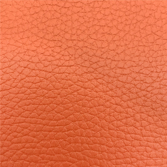 Solid Big Litchi Printed Faux Leather Sheet Litchi has a pebble like feel with bright colors