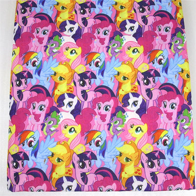 My Little Pony Bullet Textured Liverpool Fabric