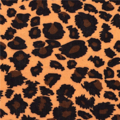 Leopard Glitter Double Sided Pattern Faux Leather Sheet