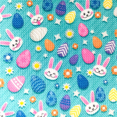Easter Bunny Textured Liverpool/ Bullet Fabric with a textured feel
