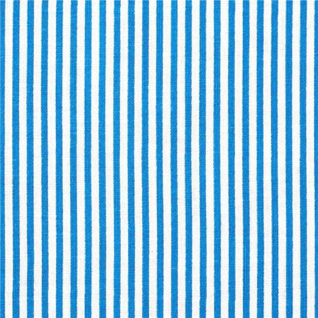 Blue and White Stripes Glitter Double Sided Pattern Faux Leather Sheet