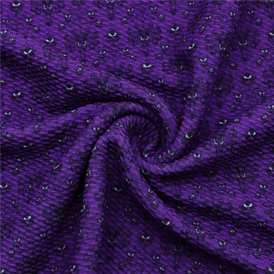Haunted Mansion Purple Halloween Bullet Textured Liverpool Fabric