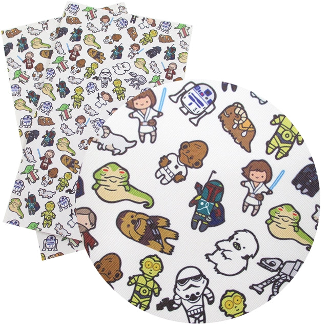 Star Wars Litchi Printed Faux Leather Sheet