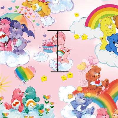 Care Bears Litchi Printed Faux Leather Sheet