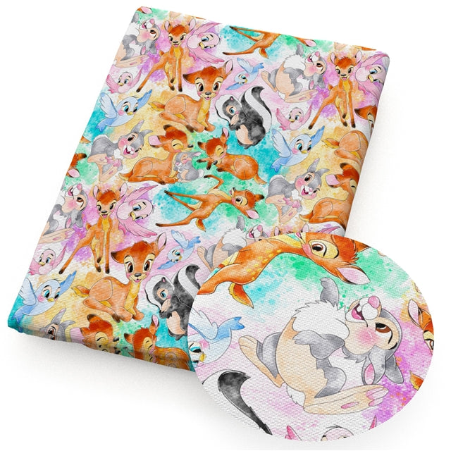 Thumper Printed Litchi Faux Leather Sheet