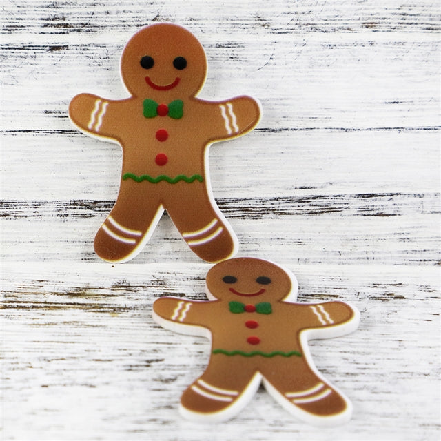Christmas Gingerbread Man Resin 5 piece set