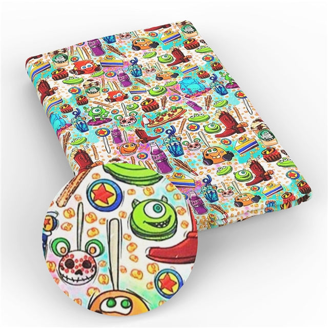 Character Snacks Bullet Textured Liverpool Fabric