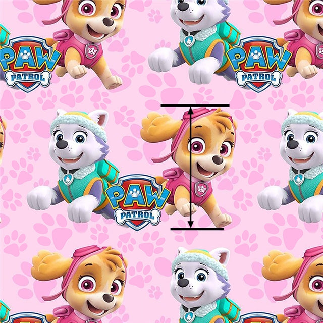 Paw Patrol Litchi Printed Faux Leather Sheet