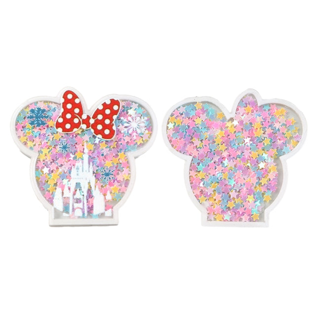 Minnie with Castle Quicksand Sequin Resin