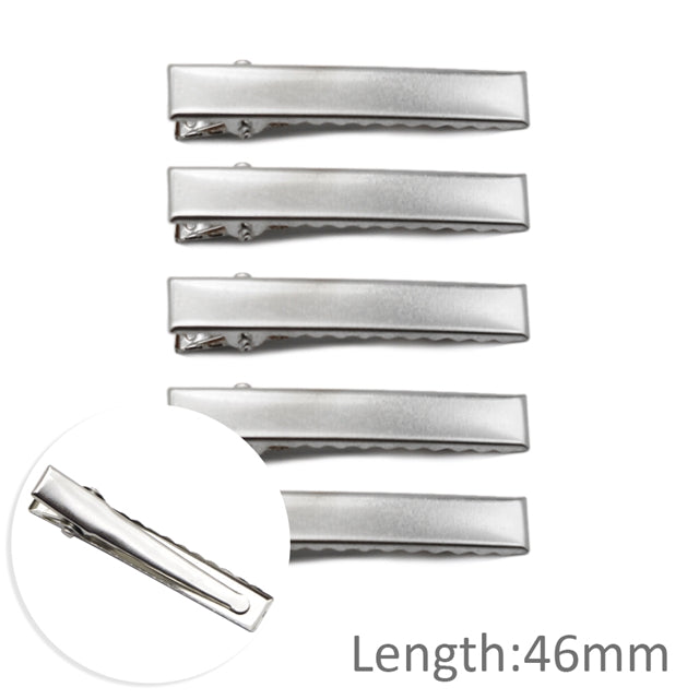 Clip For Making Hair Bows 5 pieces 46x7mm