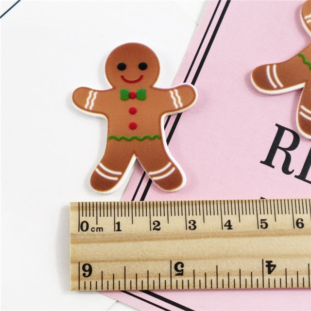 Christmas Gingerbread Man Resin 5 piece set