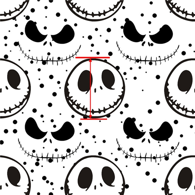 Nightmare Before Christmas Halloween Litchi Faux Leather Sheet