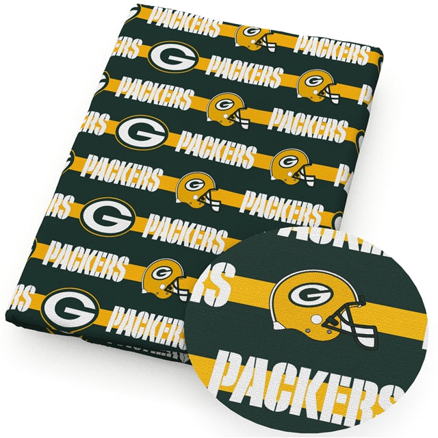Packers Football Textured Liverpool/ Bullet Fabric with a textured feel