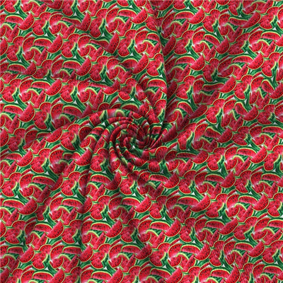 Watermelon Bullet Textured Liverpool Fabric