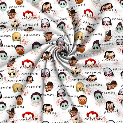 Scary Halloween Movies Bullet Textured Liverpool Fabric