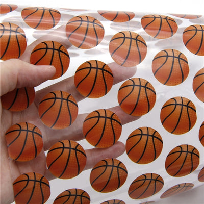 Basketball Printed See Through Vinyl ,Clear, Transparent Vinyl Sheet
