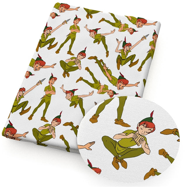 Peter Pan Litchi Printed Faux Leather Sheet