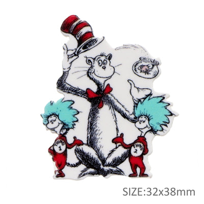 Dr Seuss Cat in The Hat Resin 5 piece set
