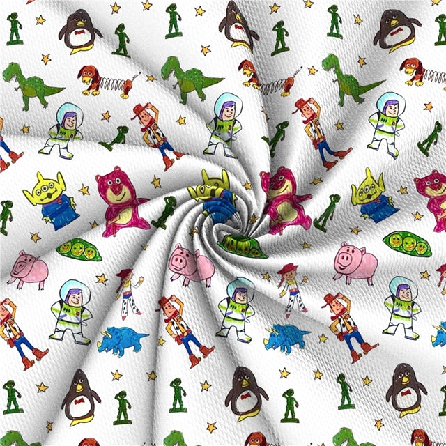 Toy Story Textured Liverpool/ Bullet Fabric