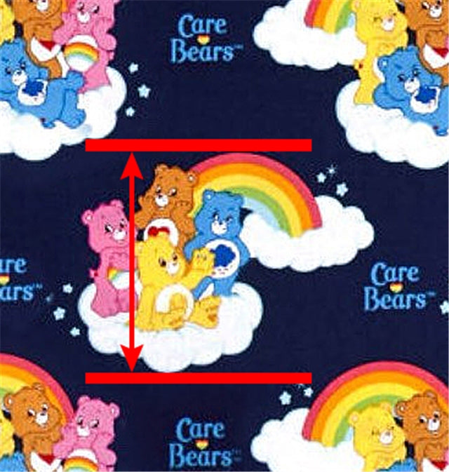 Care Bears Litchi Printed Faux Leather Sheet