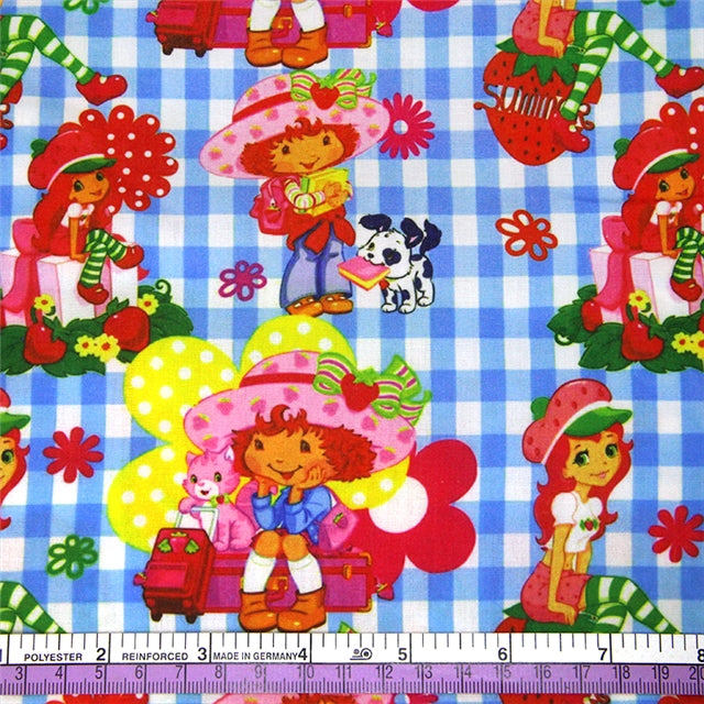 Strawberry Shortcake Textured Liverpool/ Bullet Fabric with a textured feel