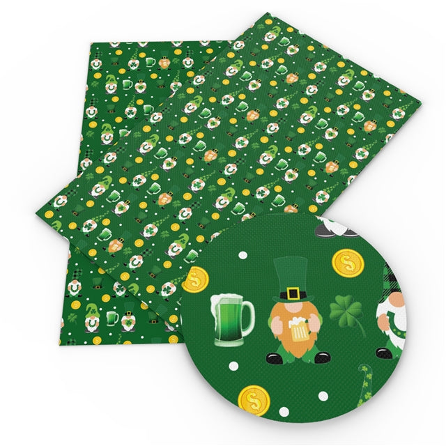 St. Patrick’s Day Printed Faux Leather Sheet