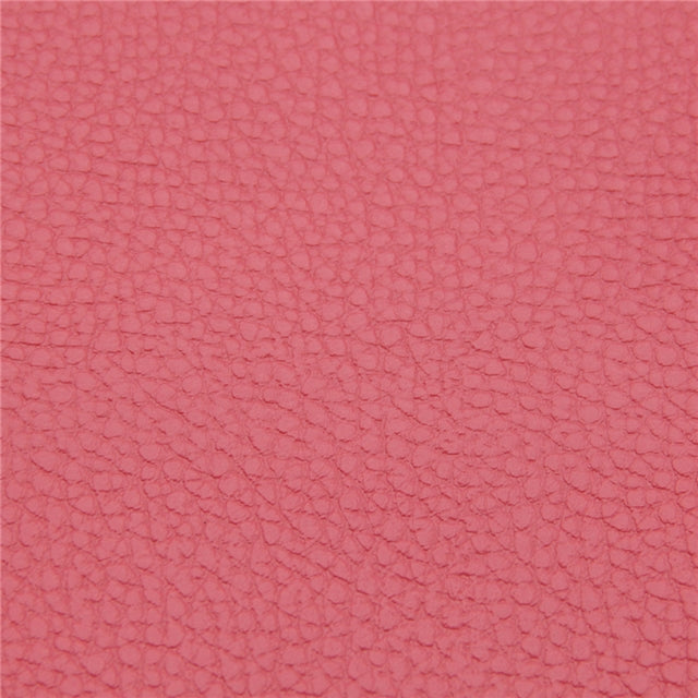 Solid Big Litchi Printed Faux Leather Sheet Litchi has a pebble like feel with bright colors