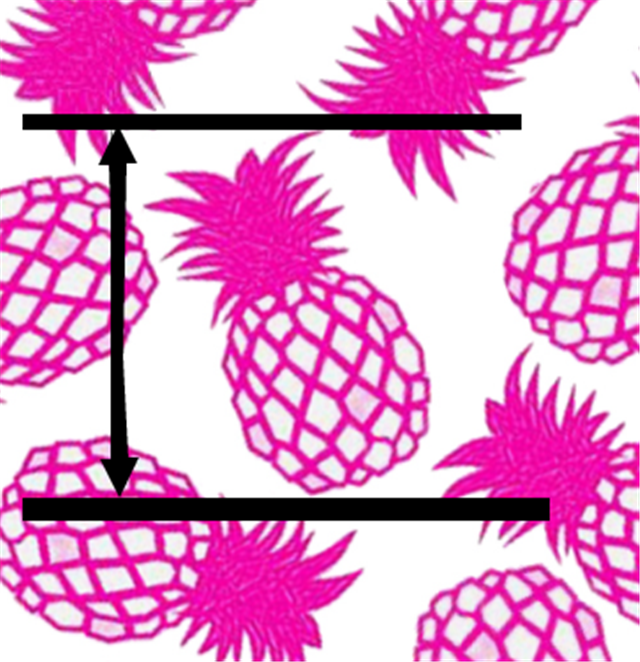 Pineapples Bullet Textured Liverpool Fabric