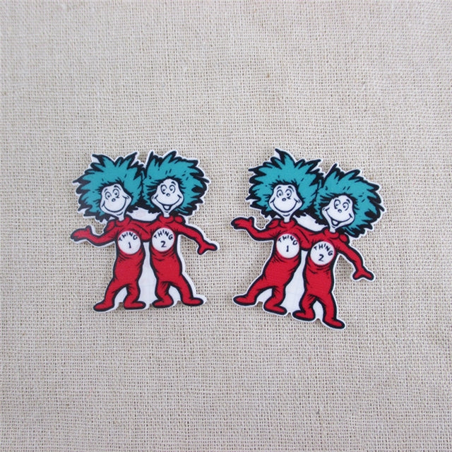 Dr Seuss Thing 1 and Thing 2 Resin 5 piece set
