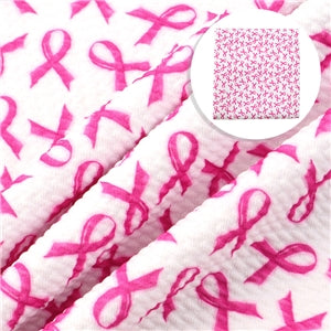 Breast Cancer Awareness Pink Ribbon Liverpool/ Bullet Fabric