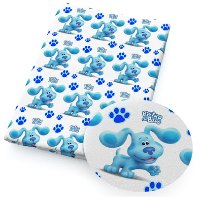 Blue’s Clues Textured Liverpool/ Bullet Fabric with a textured feel