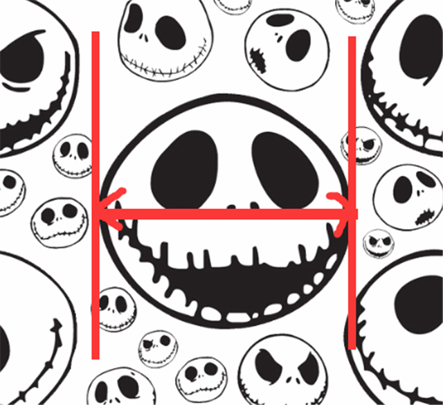 Nightmare before Christmas Printed Transparent Sheet