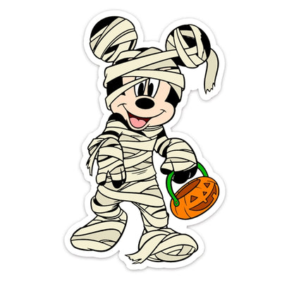 Mickey Mummy Halloween Pumpkin Resin 5 piece set