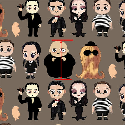 The Addams Family Printed Faux Leather Sheet