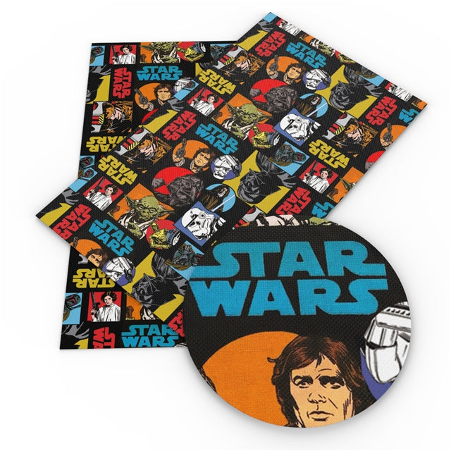Star Wars Litchi Printed Faux Leather Sheet