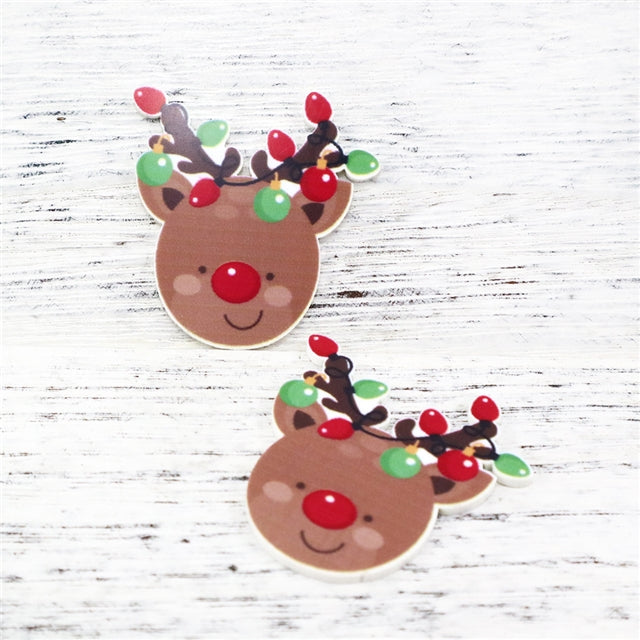 Christmas Reindeer Resin 5 piece set