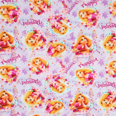 Princess Rapunzel Glitter Double Sided Pattern Faux Leather Sheet