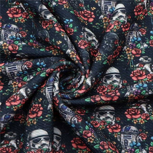 Star Wars Print Textured Liverpool/ Bullet Fabric with a textured feel