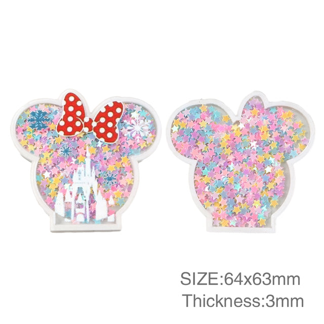 Minnie with Castle Quicksand Sequin Resin