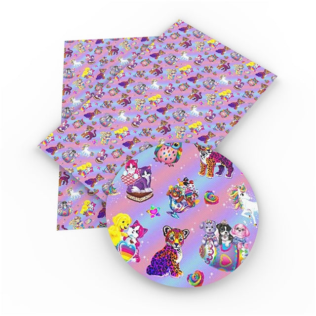 Lisa Frank Textured Liverpool/ Bullet Fabric with a textured feel