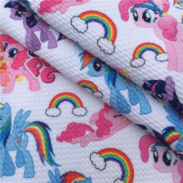 My Little Pony Bullet Textured Liverpool Fabric