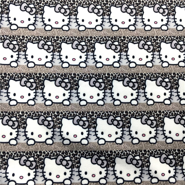 Hello Kitty Bullet Textured Liverpool Fabric