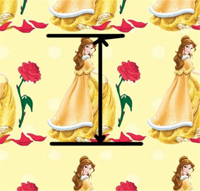 Belle from Beauty and The Beast Bullet/Liverpool Fabric with a textured feel
