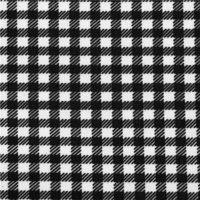Black and White Plaid Glitter Double Sided Pattern Faux Leather Sheet