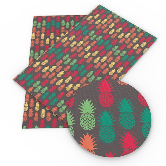 Pineapple Print Bullet Textured Liverpool Fabric