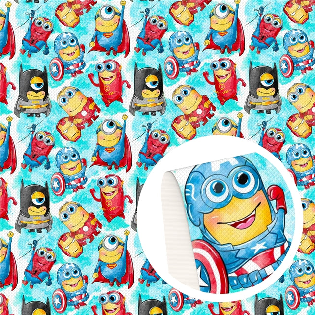 Minions Textured Liverpool/ Bullet Fabric with a textured feel