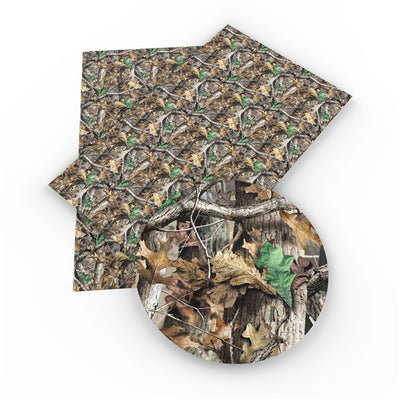 Camouflage Textured Liverpool/ Bullet Fabric with a textured feel and bright colors